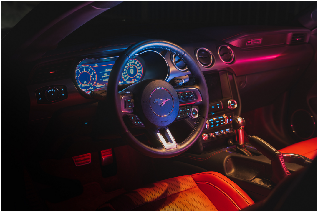 Interior car lights.