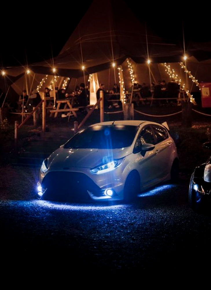 Car Underglow Kit on Ford Fiesta ST