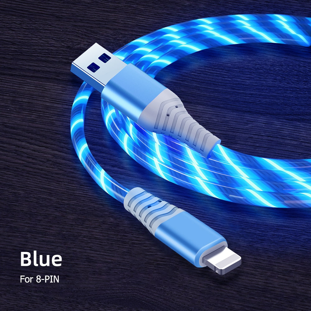 Blue LED phone Charger.