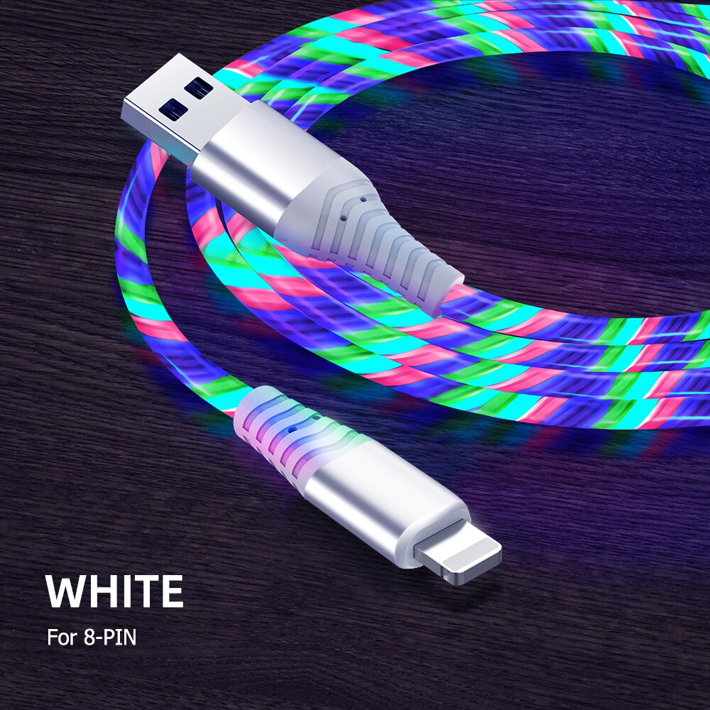 Colourful LED phone Charger.