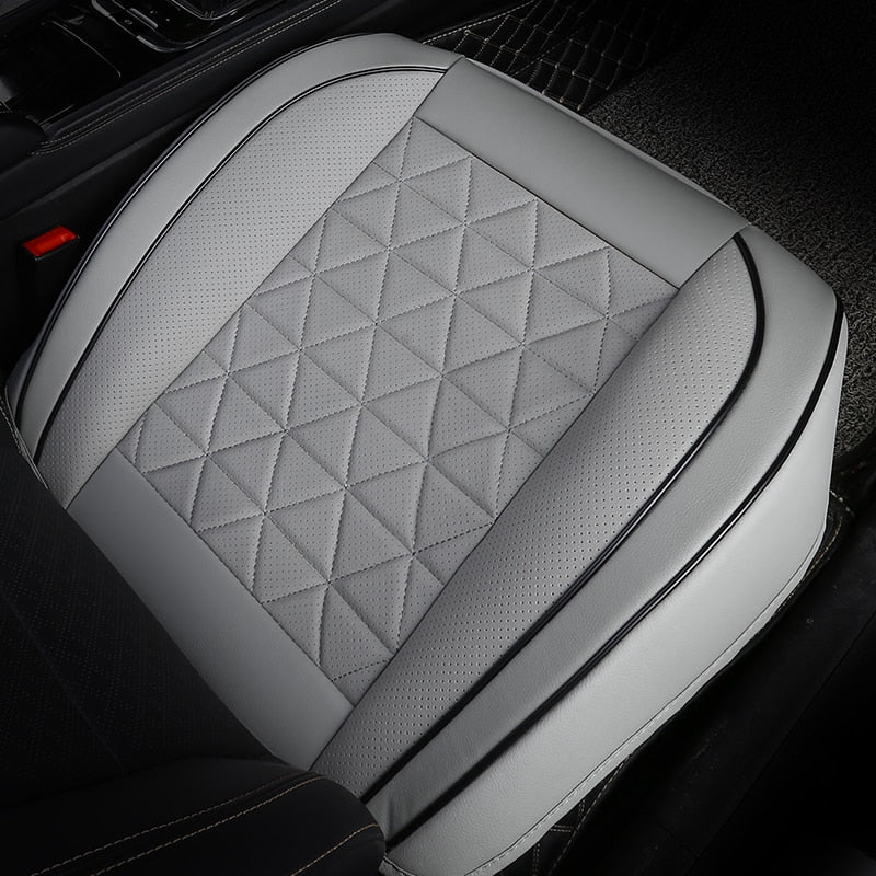 Leather Car Seat Cover in grey.
