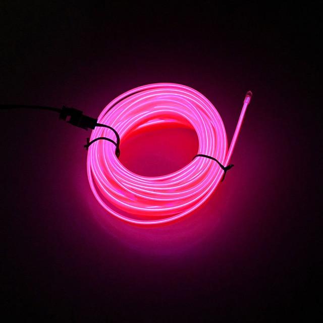 Aazon.co: Car LED Strip Light (Pink) + 79Inch Car Hood Light Strip