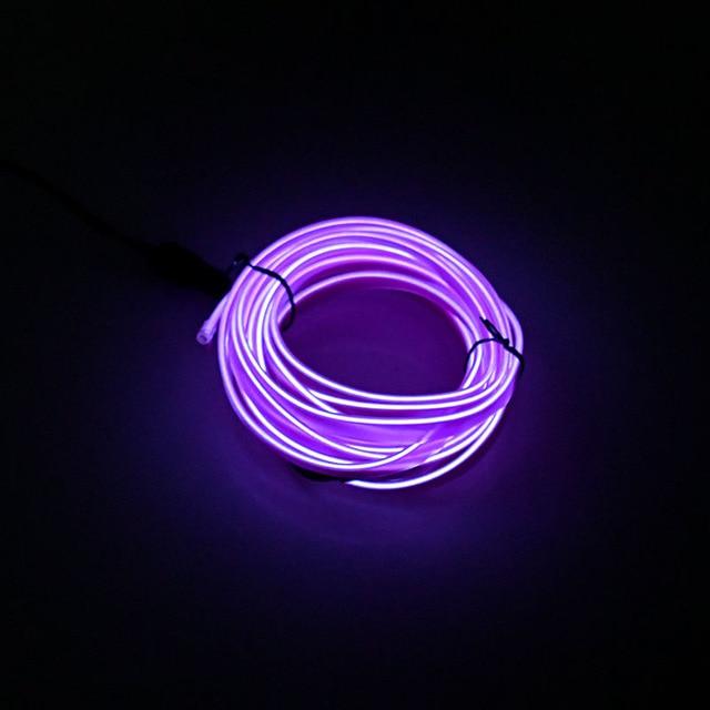 Purple Neon LED Interior Light Strip