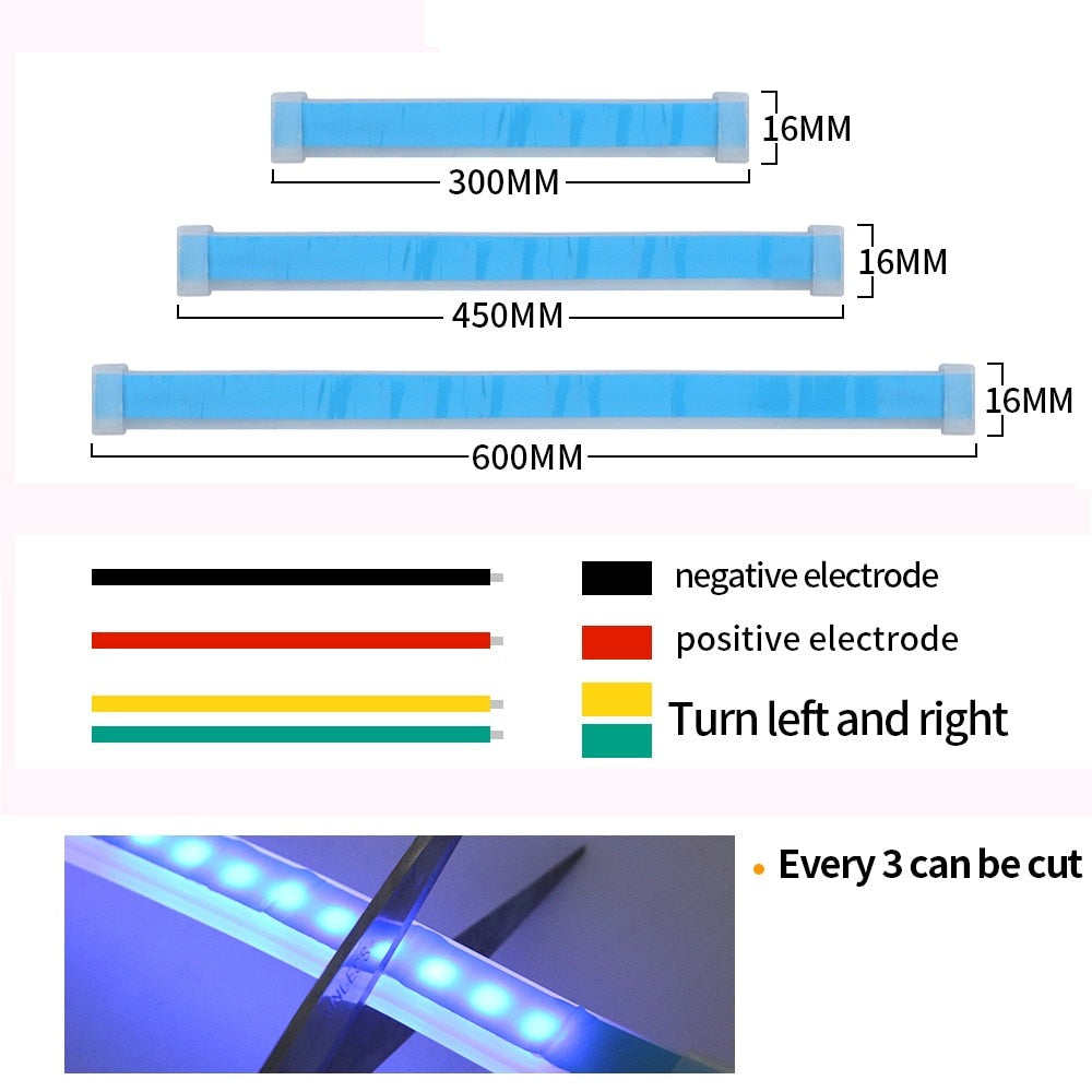 RGB LED Headlight Strips