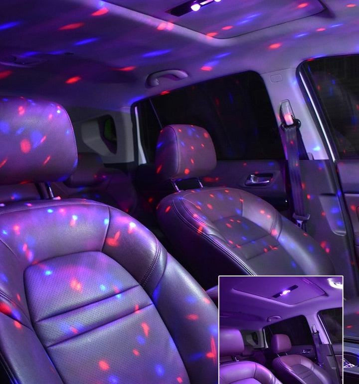 Multi Colour LED Car Ambient Star Light