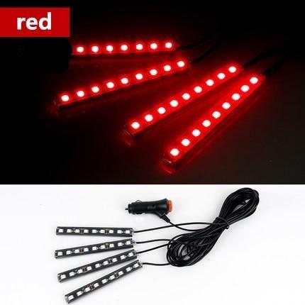 red led car lights